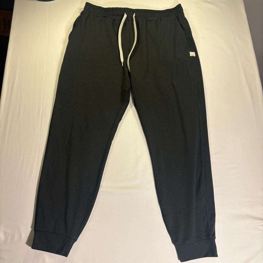 Vuori Performance Joggers Womens Medium Green Recycled Stretch Sweatpants